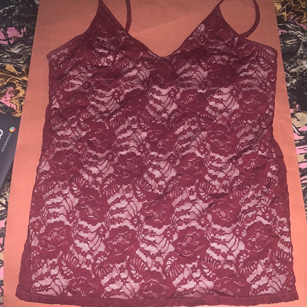 Ladies lace tank top